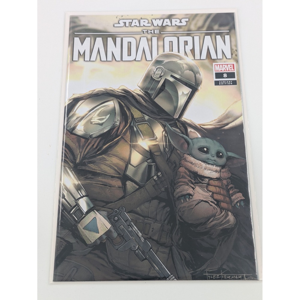 Marvel Star Wars The Mandalorian 8 Tyler Kirkham Variant Edition Comic Grogu